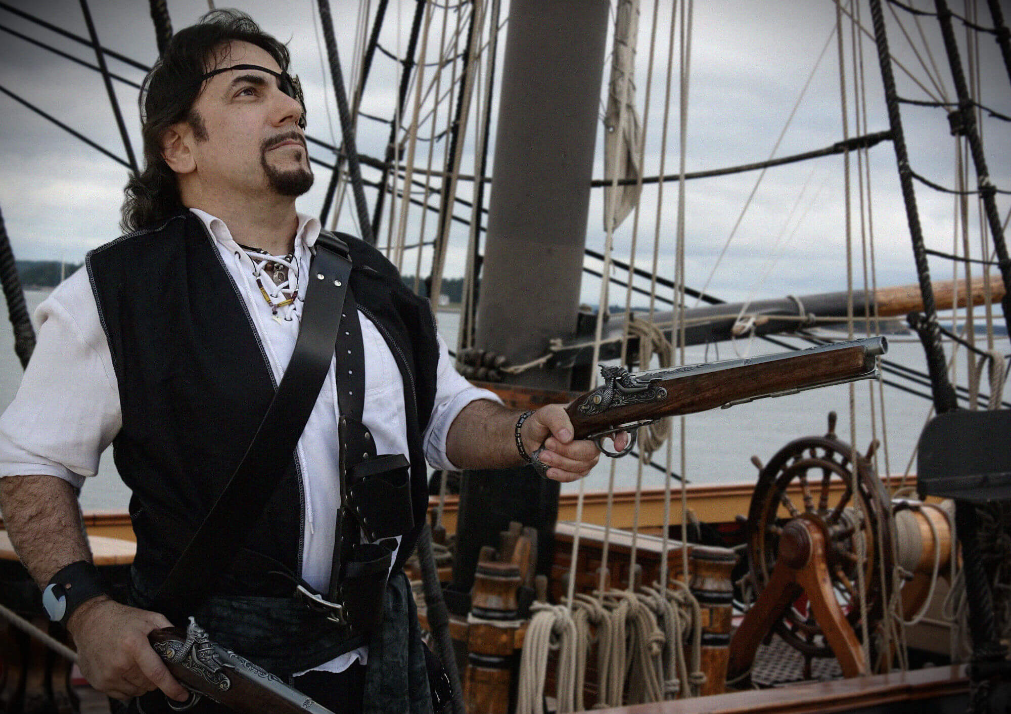 Cap'n Jim gray Skies be ahead