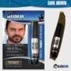 Dark Brown Brush-On Beard Color
