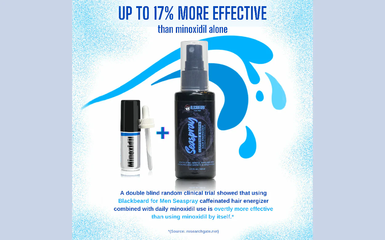 seaspray is more effective than minoxidil