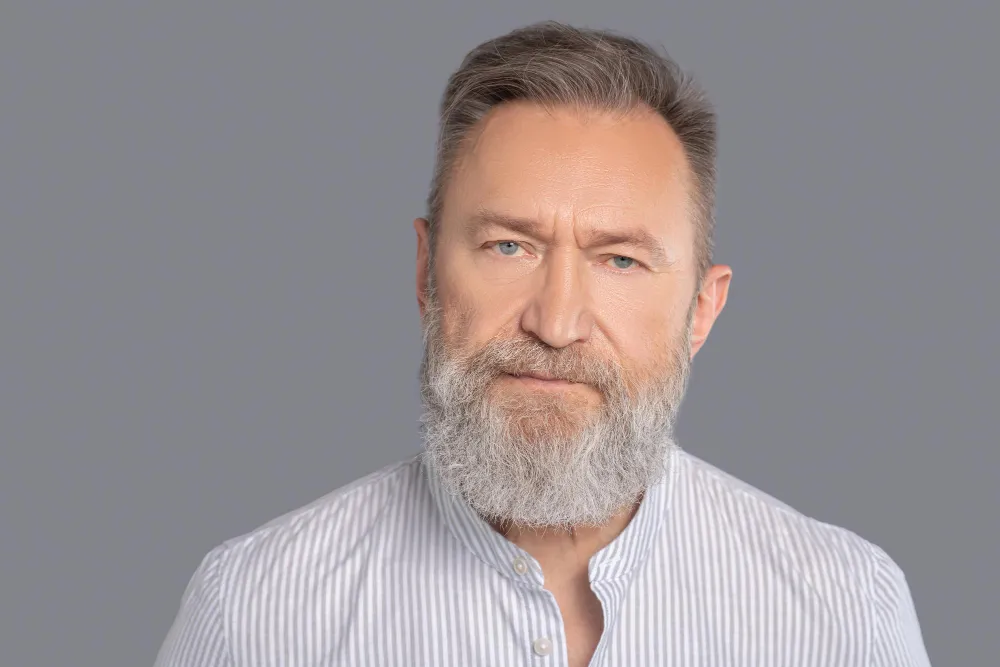 Beard Hair Turn Gray